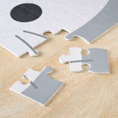 かわいい猫の名パーソナライズされた前 ジグソーパズル (側面)