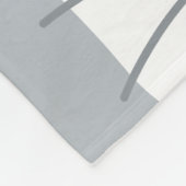 かわいい猫の名パーソナライズされた前 フリースブランケット (角)