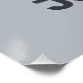 かわいい猫の名パーソナライズされた前 ポスター (コーナー)