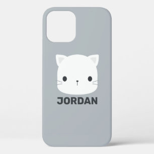かわいい猫の名パーソナライズされた前 iPhone 12 PROケース