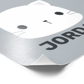 かわいい猫の名前パーソナライズされた写真プリント フォトプリント (角)