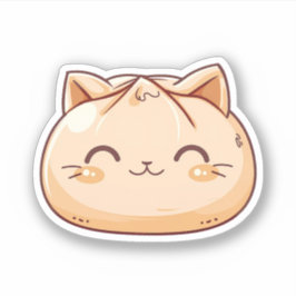 かわいい猫の団子ちゃん シール