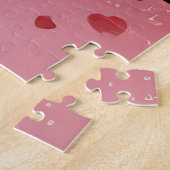 かわいい猫の変装 – バレンタインおもしろい ジグソーパズル (側面)