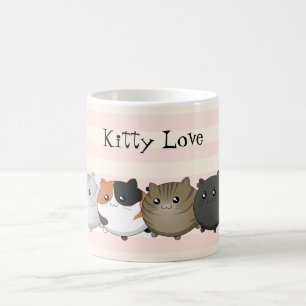 かわいい猫の多くそして多く コーヒーマグカップ