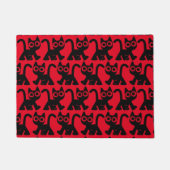 かわいい猫の姿 ドアマット (正面)