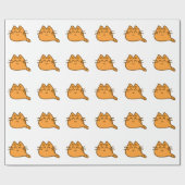 かわいい猫の子ネコ ラッピングペーパー (フラット)