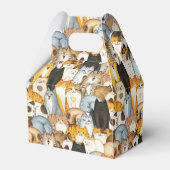 かわいい猫の子猫が多い フェイバーボックス (裏面サイド)