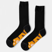 かわいい猫の子猫の足の足衣装おかしなハロウィーン ソックス (左)