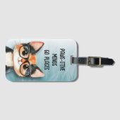 かわいい猫の学校、スポーツ ラゲッジタグ (正面横)