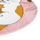 かわいい猫の家族 カッティングボード (角)