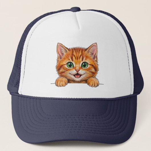かわいい猫の帽子 キャップ (正面)