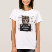 かわいい猫の悪い子 Tシャツ (正面)