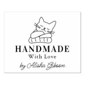 かわいい猫の愛とラバースタンプ ラバースタンプ (インプリント)