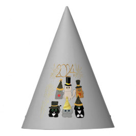 かわいい猫の新年のパーティーカスタムパーティー帽子 パーティーハット