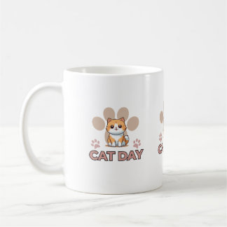 かわいい猫の日マグカップ - かわいい子猫のコーヒーカップ コーヒーマグカップ