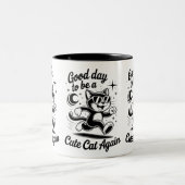 かわいい猫の日 ツートーンマグカップ (中央)