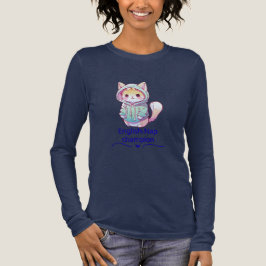 かわいい猫の昼寝チャンピオンTシャツ トライブレンドTシャツ