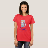 かわいい猫の昼寝チャンピオンTシャツ Tシャツ (正面フル)