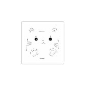 かわいい猫の木 ラバースタンプ (インプリント)