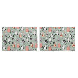 かわいい猫の枕カバー|過去記事 枕カバー