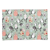 かわいい猫の枕カバー|過去記事 枕カバー (正面右)