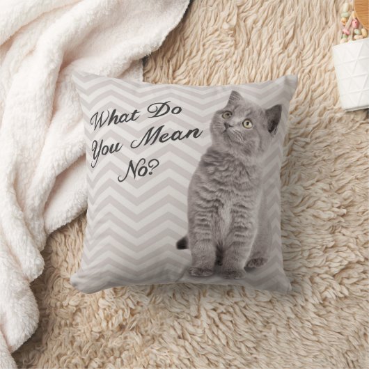 かわいい猫の枕 クッション (ブランケット)