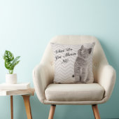 かわいい猫の枕 クッション (椅子)