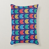 かわいい猫の柄 アクセントクッション (正面(垂直))