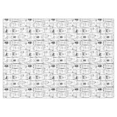 かわいい猫の柄 テーブルクロス (正面(横))