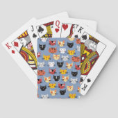 かわいい猫の柄 トランプ (裏面)