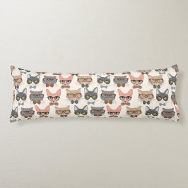 かわいい猫の柄 ボディピロー