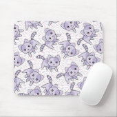 かわいい猫の柄 マウスパッド (マウス)
