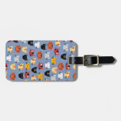 かわいい猫の柄 ラゲッジタグ (正面横)