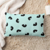 かわいい猫の柄 ランバークッション (ブランケット)