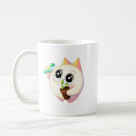 かわいい猫の植物愛好家キャラクターマグ コーヒーマグカップ