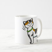 かわいい猫の母の日を個人化して下さい コーヒーマグカップ (正面右)