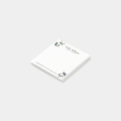 かわいい猫の水彩画イラストレーション ポストイット (アングル)