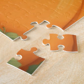 かわいい猫の秋のカボチャ ジグソーパズル (側面)