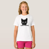 かわいい猫の素晴らしいパーソナリティ Tシャツ (正面フル)