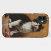 かわいい猫の絵 Case-Mate iPhoneケース (裏面(横))
