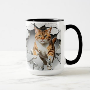 かわいい猫の背景 マグカップ