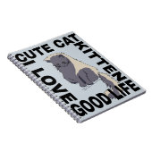 かわいい猫の良い暮らし ノートブック (右側)