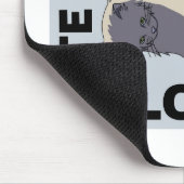 かわいい猫の良い暮らし マウスパッド (コーナー)