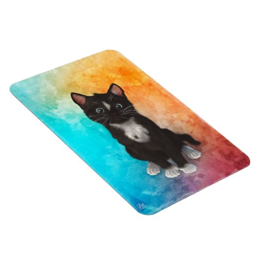 かわいい猫の色 マグネット (右側)