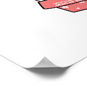 かわいい猫の花嫁結婚と花婿 ポスター (角)