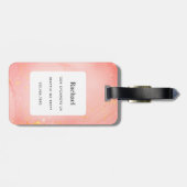 かわいい猫の荷物タグ ラゲッジタグ (裏面横)