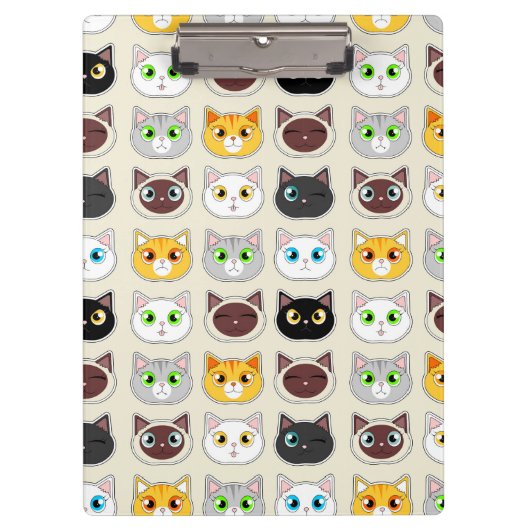 かわいい猫の表現パターン クリップボード (正面)