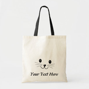 かわいい猫の表面 トートバッグ