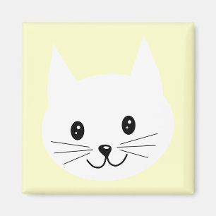 かわいい猫の表面 マグネット