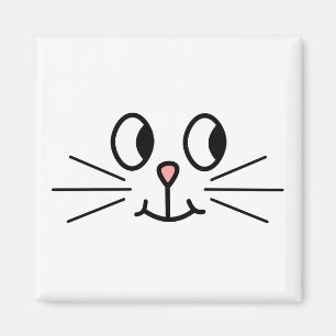 かわいい猫の表面 マグネット
